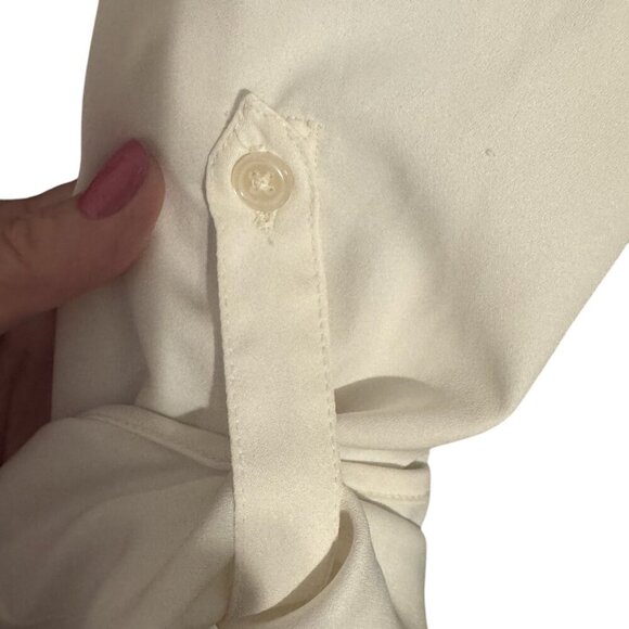 New Directions Cream and Black Patterned Top - Picture 3 of 9